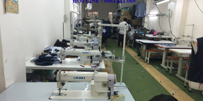 LẮP ĐẶT CHUYỀN MÁY MAY CHO CÔNG TY MAY ĐỒ VEST NAM CAO CẤP SỐ 85 NGUYỄN HUỆ QUẬN 1, TP. HCM