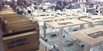 Lắp ráp Máy May Công Nghiệp cho Công ty Đại Kiệt ở Quãng Ngãi