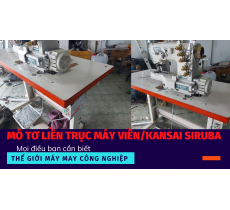 Mô tơ liền trục tiết kiệm điện máy Kansai Siruba đầu túm C007J