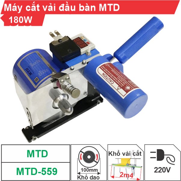 Máy cắt vải đầu bàn MTD-559 Máy cắt vải đầu bàn MTD-559